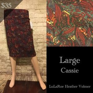 LuLaRoe Cassie Skirt Large - LOWEST I CAN GO!